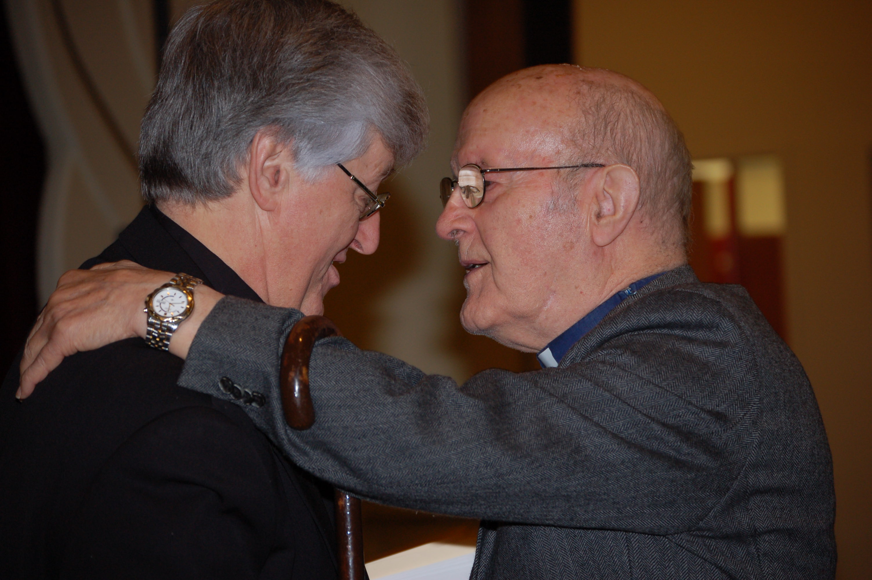 Mgr Simard et Mgr Lebel