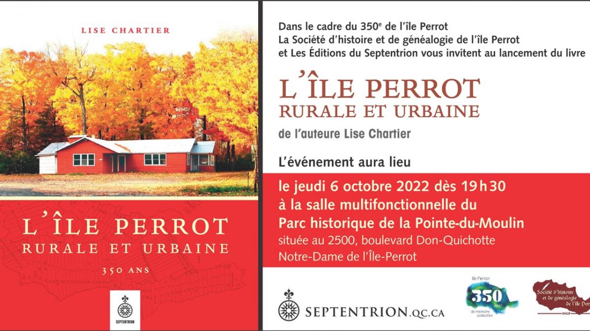 LANCEMENT DU LIVRE L'ÎLE PERROT RURALE ET URBAINE Diocèse de